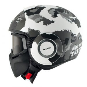 Casque SHARK RAW KURTZ de côté