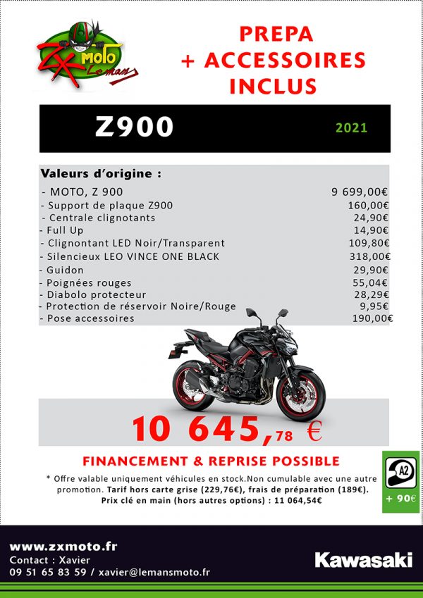 KAWASAKI Z 900 PREPA Trending Red