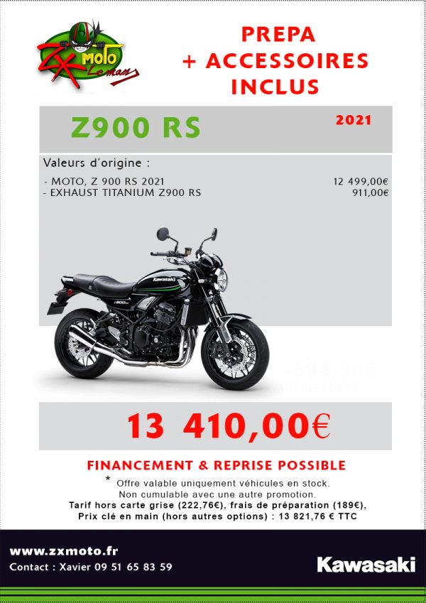 KAWASAKI Z 900 RS Noire 2021