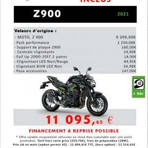 PREPA Kawasaki Z900 Noire 2021